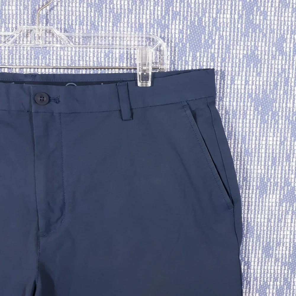 Vineyard Vines On The Go Shorts‎ Mens Size 38 x 9 Performance Chino Blue